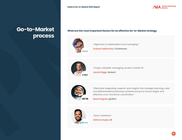 2023 | State of Go to Market - Page 27