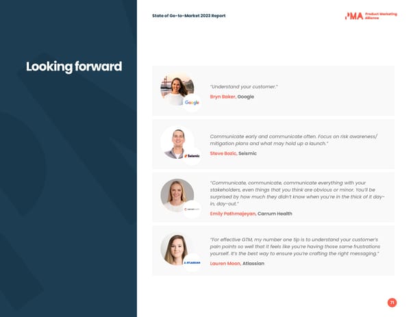 2023 | State of Go to Market - Page 71