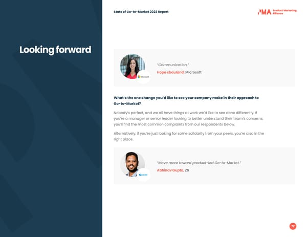 2023 | State of Go to Market - Page 72