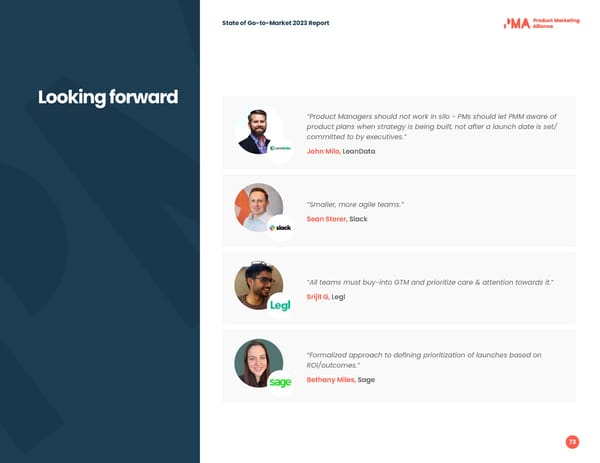 2023 | State of Go to Market - Page 73