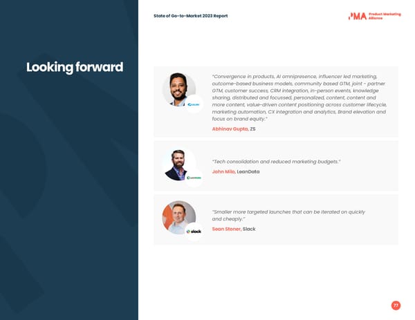 2023 | State of Go to Market - Page 77